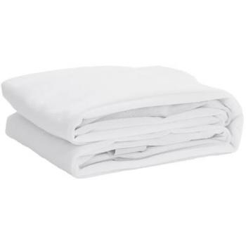 Protector de colchón impermeable blanco 180x220 cm