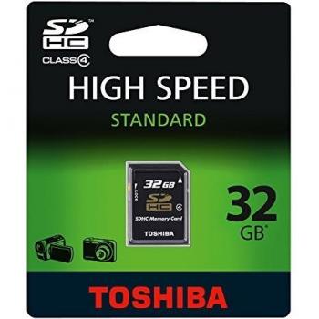Toshiba SD-K32GJ-BL5 - Tarjeta de Memoria SDHC de 32 GB