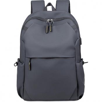 Mochila para portátil Dam Electronics DMAS0161C04, para portátiles de hasta 15.6, con carga USB, color gris, dimensiones 30x14x43 cm