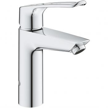 Grifo Monomando de Lavabo Grohe Eurosmart New 1/2 Tamaño M con Protección Térmica, Acabado Cromado