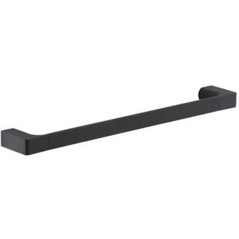 Toallero de Barra Pirenei 45 cm Negro Mate Gedy