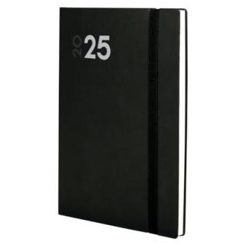 Agenda Finocam Dynamic Mara 2025 Semana Vista Vertical Negro Catalán (Enero-Diciembre)