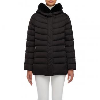 Plumífero corto de mujer con capucha - Chaqueta Mujer Marca Geox Modelo W Chloo