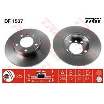 TRW Automotive AfterMarket DF1537 TRW, negro