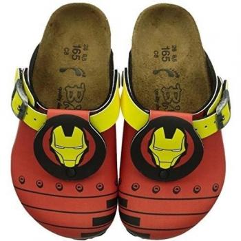 Birki's Shetland Marvel - Zuecos de goma, color Ironman, talla 32