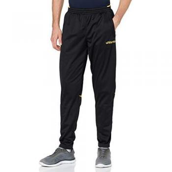 uhlsport Pantalones clásicos, equipación Teamsport Liga 2, Todo el año, Unisex Adulto, Color Negro y Dorado, tamaño Small