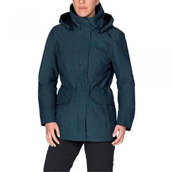 VAUDE Hardshelljacke Zamora Jacket, otoño/Invierno, Mujer, Color Turquesa - Verde Oscuro, tamaño 42 [DE 40]