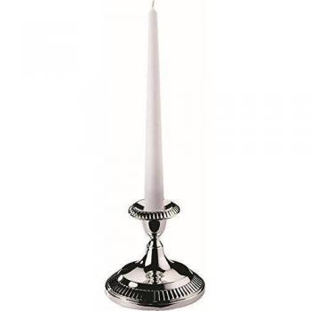 APS 04004 Candelabros. 1 luz, Ø 11cm, H: 10 cm, metal, plata chapado en versión de alta calidad