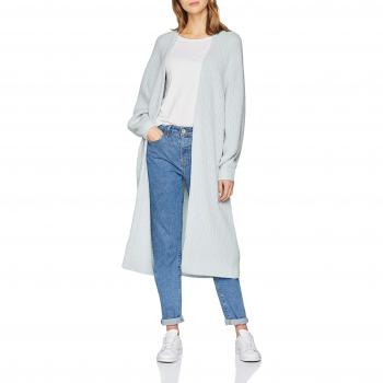 SELECTED FEMME Slfrose LS Knit Cardigan B, Chaqueta Punto para Mujer, Azul Plein Air, 38