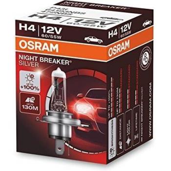 OSRAM 1 H4 B 55/60W 12V, NIGHT BREAKER SILVER, Estuche plegable