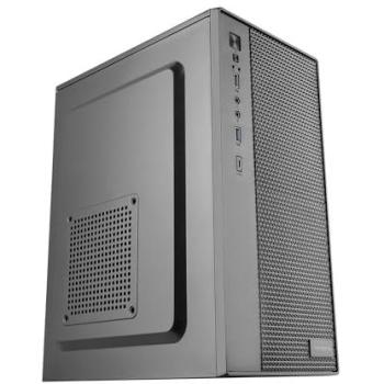 Caja PC Tacens Anima AC7500 MicroATX 500W Negro con USB-C y Panel Geométrico 3D