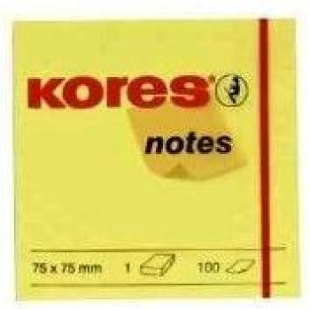 Kores 200B221 - Taco Notas Adhesivo 76X76Mm 100H Ama