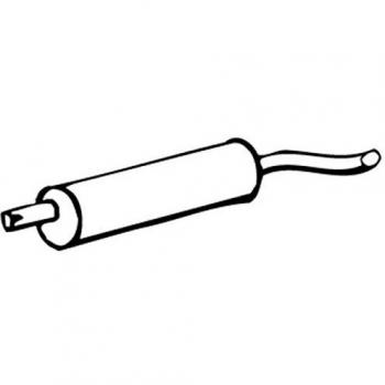 Silenciador trasero Walker 01366 para Peugeot J9 Bus y J7 Van