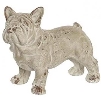 Figura Decorativa DKD Home Decor Acabado envejecido Gris Resina Perro (19 x 39 x 28,5 cm)