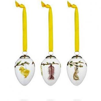 Kähler Huevos de Pascua Hammershøi, Porcelana, Blanco, 4,7 cm