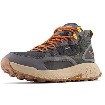 Zapatillas de Trail Running New Balance Fresh Foam X Hierro Mid GORE-TEX gris negro marrón - Talla 44