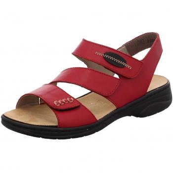 Sandalias Planas Rieker 64573 para Mujer en Rojo - Tallas 35-39