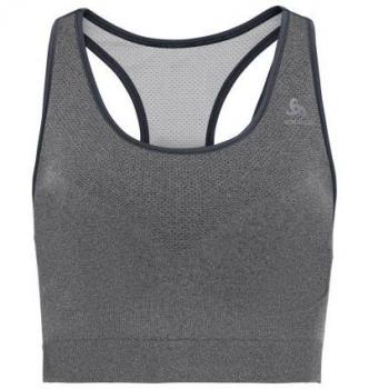 Sujetador de mujer Odlo Seamless Medium Ceramicool gris oscuro - M