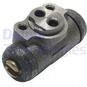 Cilindro de freno de rueda DELPHI LW61156, marca Delphi, número de pieza LW61156, diseñado para sistemas de frenos de vehículos, fabricado con materiales de alta calidad para asegurar durabilidad y rendimiento óptimo