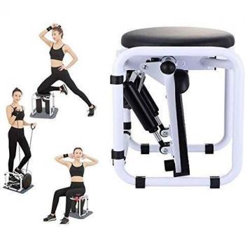 Máquina de Step para Fitness, Mini Stepper Cardio Fitness, Aparatos para Hacer Ejercicio Casa Multifuncional