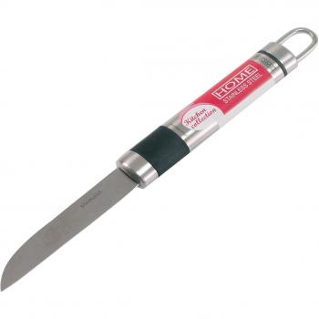 HOME 0 - Cuchillo de Cocina, Acero Inoxidable, Negro, 2 x 1 x 20 cm