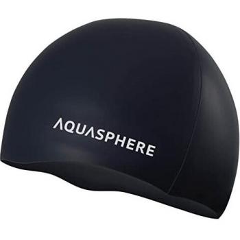 Gorro de natación Aquasphere Plain Cap Negro