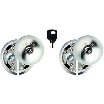 UFO 8080332315d Cerradura de seguridad para el compartimiento de carga dei Furgón, níquel mate