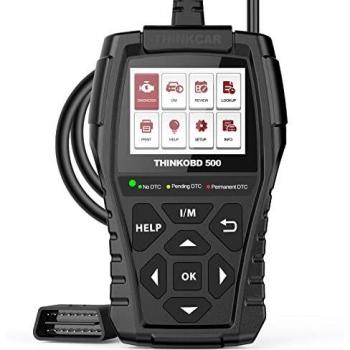 thinkcar THINKOBD500 OBDII diagnostico Coche Maquina Diagnosis Coche multimarca en español Maquina para detectar Fallos Coche Pantalla LCD Impresión de Datos Menús de Ayuda incorporados