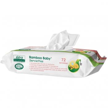 Aleva Naturals Toallitas de bambú para bebés, paquete de 72