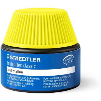 Staedtler Lumocolor 488 64-1. Cargador para marcadores Textsurfer classic. Frasco con tinta de color amarillo.