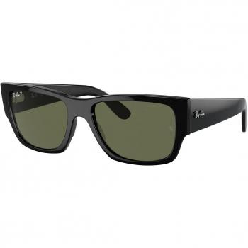Ray-Ban RB0947SF Carlos Asian Fit Polarized 901/58 Men's Sunglasses Black 56mm