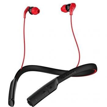 Auriculares internos deportivos con micrófono Skullcandy Method Wireless, NEGRO/ROJO