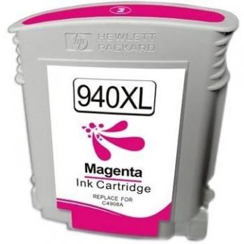 CARTUCHO DE TINTA PIGMENTADA REMANUFACTURADO HP 940XL MAGENTA C4908AE