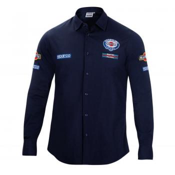 Camisa de Manga Larga Sparco Martini Racing Talla XL Azul Marino