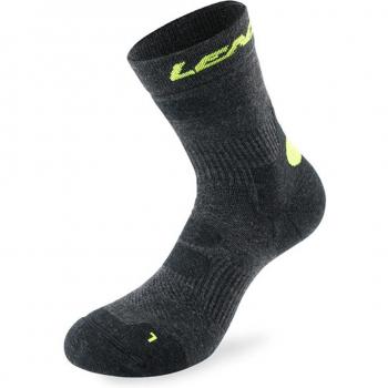 Lenz Trekking 8.1 Long Socks - Gray Yellow - Unisex Size 39-41