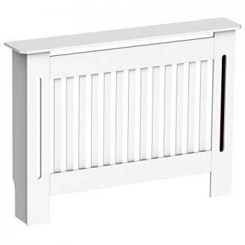 HOMCOM Cubre Radiador Cubierta de Radiador para Radiador Diseño Moderno MDF 112x19x81cm