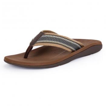 SESSOM&CO Sandalias ortopédicas para hombres con arco de apoyo chanclas para plantar fascitis