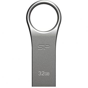 Pendrive Silicon Power Firma F80 USB 2.0 de 32GB color gris titanio