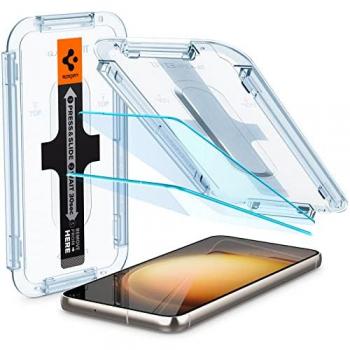 Protector de Pantalla de Vidrio Templado Spigen GLAS.tR EZ Fit para Samsung Galaxy S23 - Paquete de 2 unidades