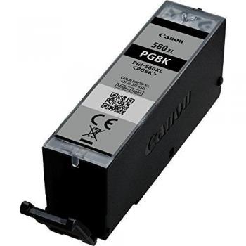 Canon PGI-580XL PGBK Cartucho Tinta Original Pigmento Negro XL para Impresora de inyeccion de Tinta TR7550-8550-TS705-6150/51-6250/51-6350/51-8150/51/52-8250/51/52-8350/51/52-9150/55-9550-9551C