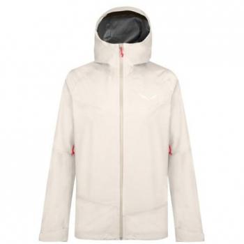 Chaqueta con capucha Salewa Puez GORE-TEX Paclite beige mujer - M