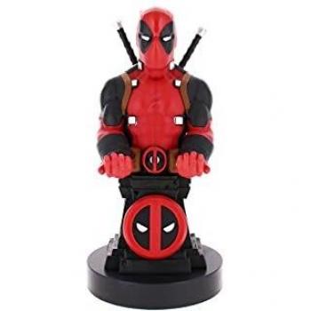 Cable guy Deadpool, soporte de sujeción o carga para mando de consola y/o smartphone de tu personaje favorito con licencia de Marvel. Producto con licencia oficial. Exquisite Gaming