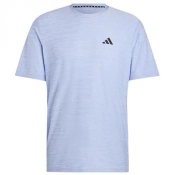 Camiseta de fitness Adidas Train Essentials Stretch Training Hombre Azul S Regular