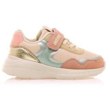 MTNG Mare-Evo Rosa - Zapatillas deportivas para niña con cierre de cordones y cierre adherente, tipo de puntera redonda
