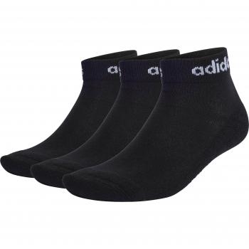 Adidas Think Linear Low Ankle Socks Pack of 3 Black