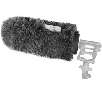 Rycote 033052 18cm Standard Hole Softie Windshield for Microphone, Grey
