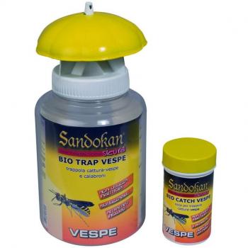 Trampa Biológica para Avispas con Atrayente, Resistente a la Intemperie y Ideal para Exterior