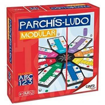 Cayro - Parchís Modular 8 Jugadores- Juego de Tradicional - Juego de Mesa - Desarrollo de Habilidades cognitivas - Juego de Mesa