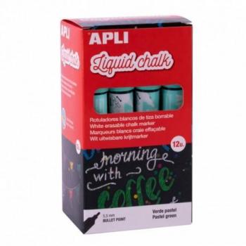 Pack de 12 Rotuladores de Tiza Liquida - Punta Redonda