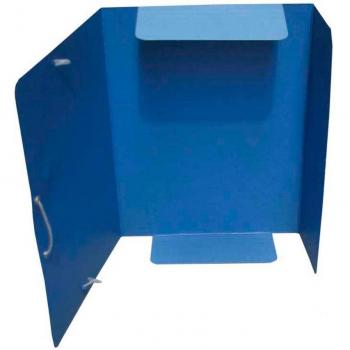 Carpeta de Cartón con Gomas y Solapas Tamaño Folio Color Azul - Pack de 5 Unidades Fabrisa
